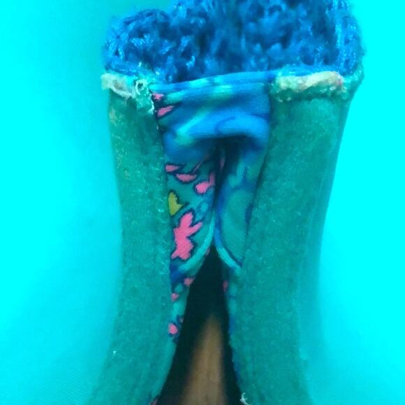 Aerie Nina Blue Floral Push Up Bikini Swim Top Size 34D - Picture 12 of 12